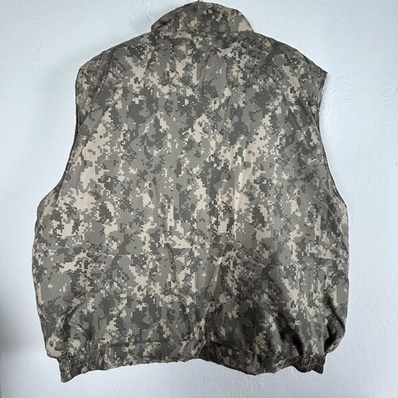 DHG Dutch Harbor Gear Men’s Insulated Camo Tactical Vest 3XL Green Packable New - Picture 2 of 8